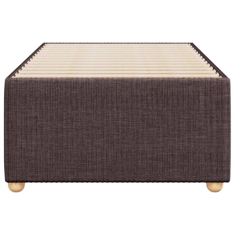 Casa si Gradina - Mobilier - Paturi si accesorii - Paturi - Cadru de pat, maro inchis, 90 x 200 cm, material textil - Infinity.ro