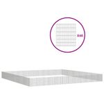 Petshop - Accesorii petshop - Culcusuri si custi - Custi interior si exterior - Adapost pentru animale cu 48 panouri, 54x60 cm, fier galvanizat - Infinity.ro