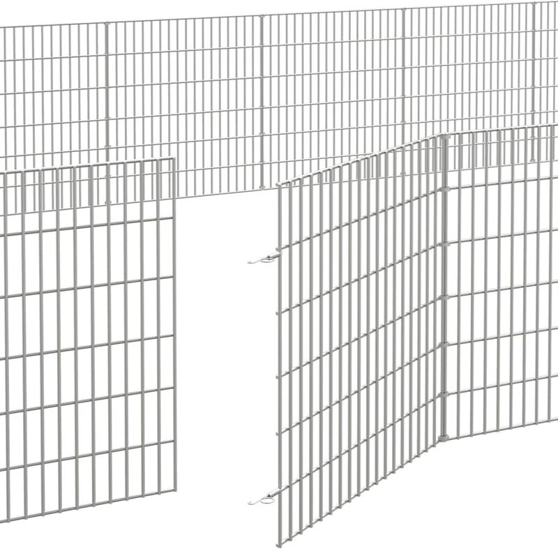 Petshop - Accesorii petshop - Culcusuri si custi - Custi interior si exterior - Adapost pentru animale cu 48 panouri, 54x60 cm, fier galvanizat - Infinity.ro