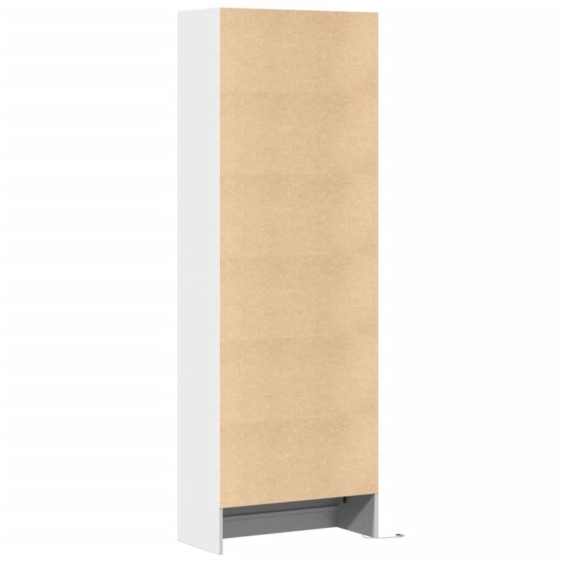 Casa si Gradina - Mobilier - Comode si corpuri - Corpuri bucatarie - Dulap inalt cu LED alb 69x32,5x200 cm lemn prelucrat - Infinity.ro