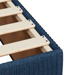 Casa si Gradina - Mobilier - Paturi si accesorii - Paturi - Pat box spring cu saltea, albastru, 90x200 cm, textil - Infinity.ro
