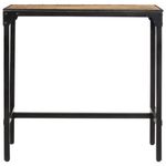 Casa si Gradina - Mobilier - Seturi de mobilier - Seturi bucatarie - Set de bar, 5 piese, lemn masiv de mango brut si metal - Infinity.ro