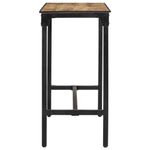 Casa si Gradina - Mobilier - Seturi de mobilier - Seturi bucatarie - Set de bar, 5 piese, lemn masiv de mango brut si metal - Infinity.ro