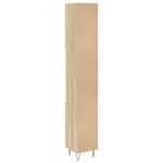 Casa si Gradina - Mobilier - Mobilier baie - Comode baie - Dulap de baie, stejar sonoma, 30x30x190 cm, lemn prelucrat - Infinity.ro
