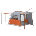 Sport si Outdoor - Camping - Corturi camping - Cort auto pentru 4 persoane, gri/portocaliu, impermeabil - Infinity.ro