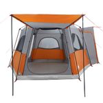Sport si Outdoor - Camping - Corturi camping - Cort auto pentru 4 persoane, gri/portocaliu, impermeabil - Infinity.ro