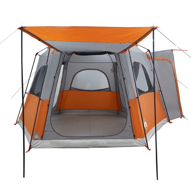 Sport si Outdoor - Camping - Corturi camping - Cort auto pentru 4 persoane, gri/portocaliu, impermeabil - Infinity.ro