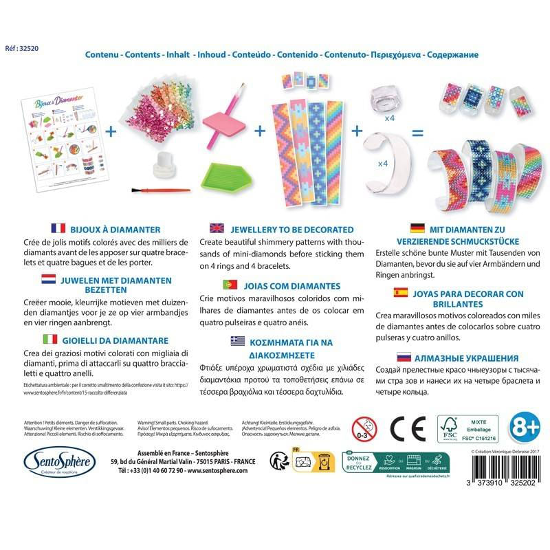 Jucarii, Copii si Bebe - Jucarii si jocuri - Jucarii & jocuri educative - Seturi de artizanat - Kit creativ, Bijuterii cu strasuri - Infinity.ro