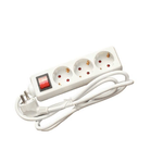 Casa si Gradina - Electrice - Accesorii electrice - Prelungitoare, triple, fise - Prelungitor cu 3 prize, cablu 5 metri , Alb - Infinity.ro