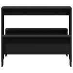 Casa si Gradina - Mobilier - Seturi de mobilier - Seturi mese si scaune - Set masa si banci de bucatarie, 3 piese, negru, lemn prelucrat - Infinity.ro