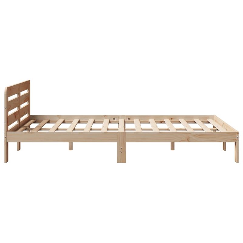 Casa si Gradina - Mobilier - Paturi si accesorii - Paturi - Cadru de pat fara saltea, 150x200 cm, lemn masiv pin - Infinity.ro