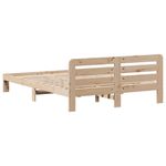 Casa si Gradina - Mobilier - Paturi si accesorii - Paturi - Cadru de pat fara saltea, 150x200 cm, lemn masiv pin - Infinity.ro