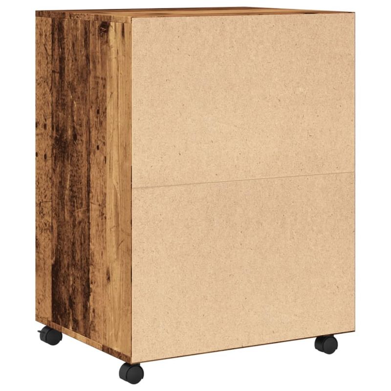 Casa si Gradina - Mobilier - Dulapuri si sifoniere - Dulapuri - Dulap cu roti, lemn vechi, 60x48x81 cm, lemn prelucrat - Infinity.ro