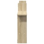 Casa si Gradina - Mobilier - Biblioteci si rafturi - Rafturi - Rafturi perete 2 buc. stejar sonoma 50x12x50 cm lemn prelucrat - Infinity.ro