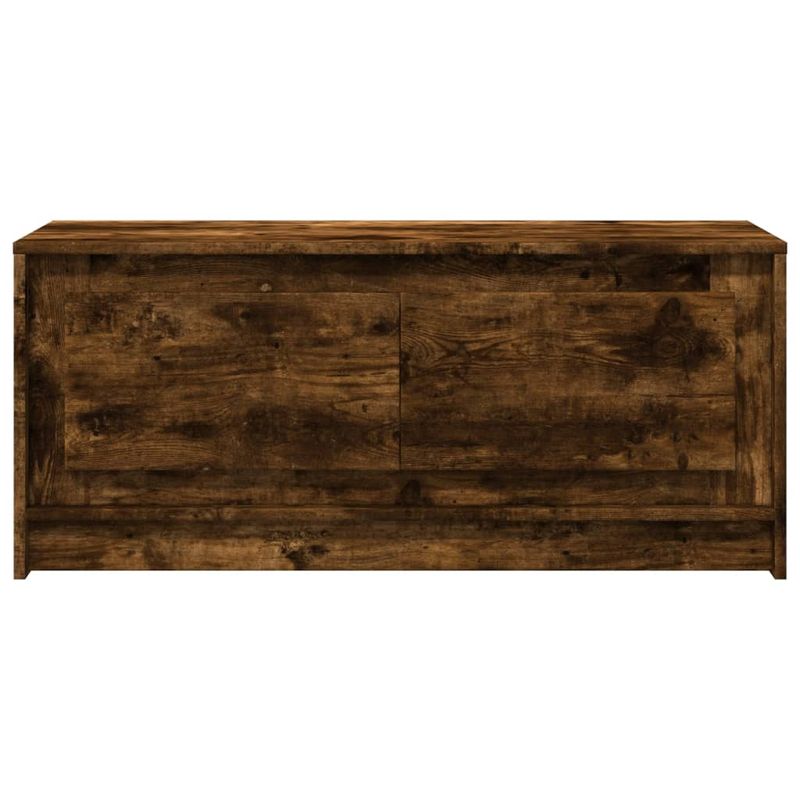 Casa si Gradina - Mobilier - Mese si birouri - Masute de cafea - Masuta de cafea cu lumini LED, stejar fumuriu, lemn prelucrat - Infinity.ro