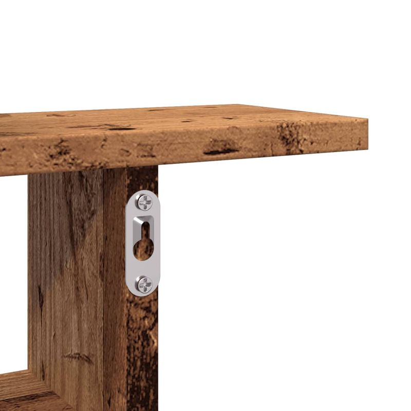 Casa si Gradina - Mobilier - Biblioteci si rafturi - Rafturi - Rafturi perete, 2 buc., lemn vechi, 50x12x50 cm, lemn prelucrat - Infinity.ro