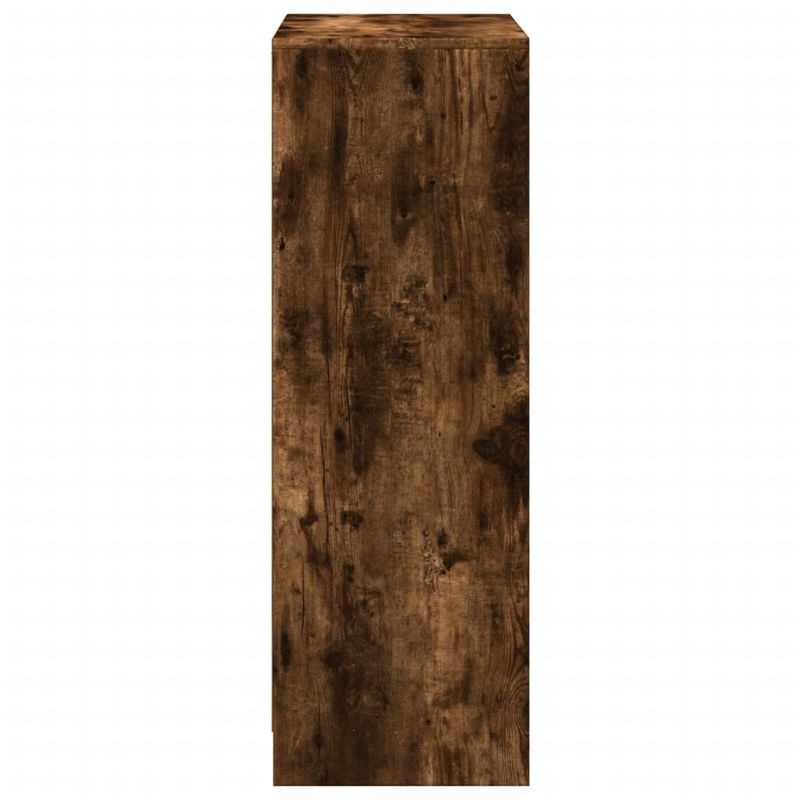 Casa si Gradina - Mobilier - Comode si corpuri - Comode - Dulap cu LED, stejar fumuriu, 72x34x100 cm, lemn prelucrat - Infinity.ro