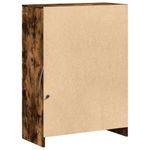 Casa si Gradina - Mobilier - Comode si corpuri - Comode - Dulap cu LED, stejar fumuriu, 72x34x100 cm, lemn prelucrat - Infinity.ro