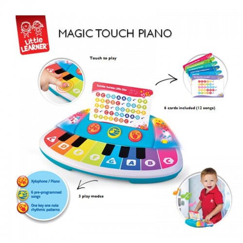 Jucarii, Copii si Bebe - Jucarii si jocuri - Jucarii de rol - Instrumente muzicale de jucarie - Pianul magic - Tehnologie Touch pent - Infinity.ro