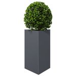 Casa si Gradina - Gradinarit si plante - Plante si ghivece - Ghivece si suporturi - Jardiniere gradina, 2 buc. antracit 50x43x75 cm otel triunghi - Infinity.ro