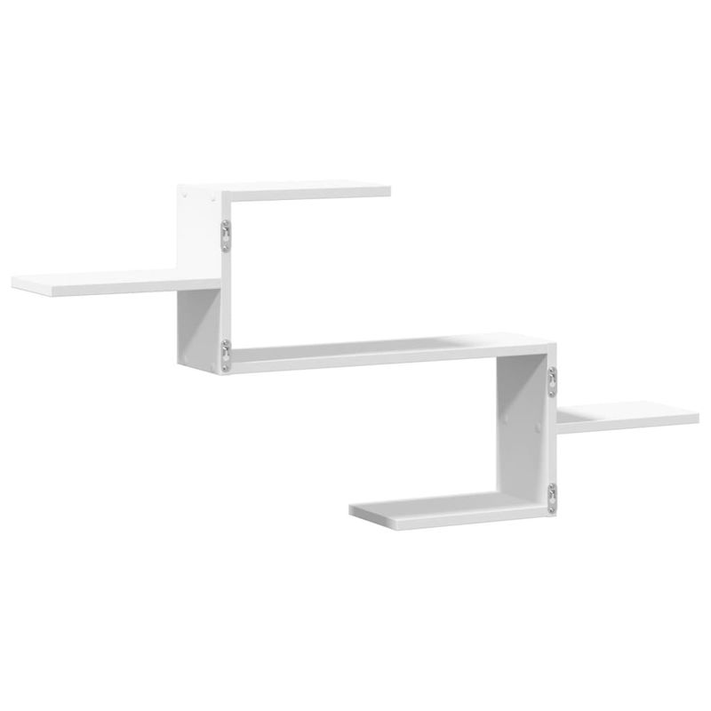 Casa si Gradina - Mobilier - Biblioteci si rafturi - Rafturi - Raft de perete, alb, 104x15x49 cm, lemn prelucrat - Infinity.ro