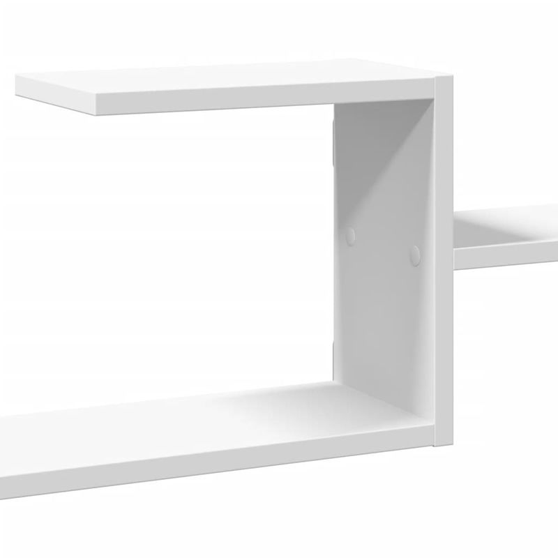 Casa si Gradina - Mobilier - Biblioteci si rafturi - Rafturi - Raft de perete, alb, 104x15x49 cm, lemn prelucrat - Infinity.ro