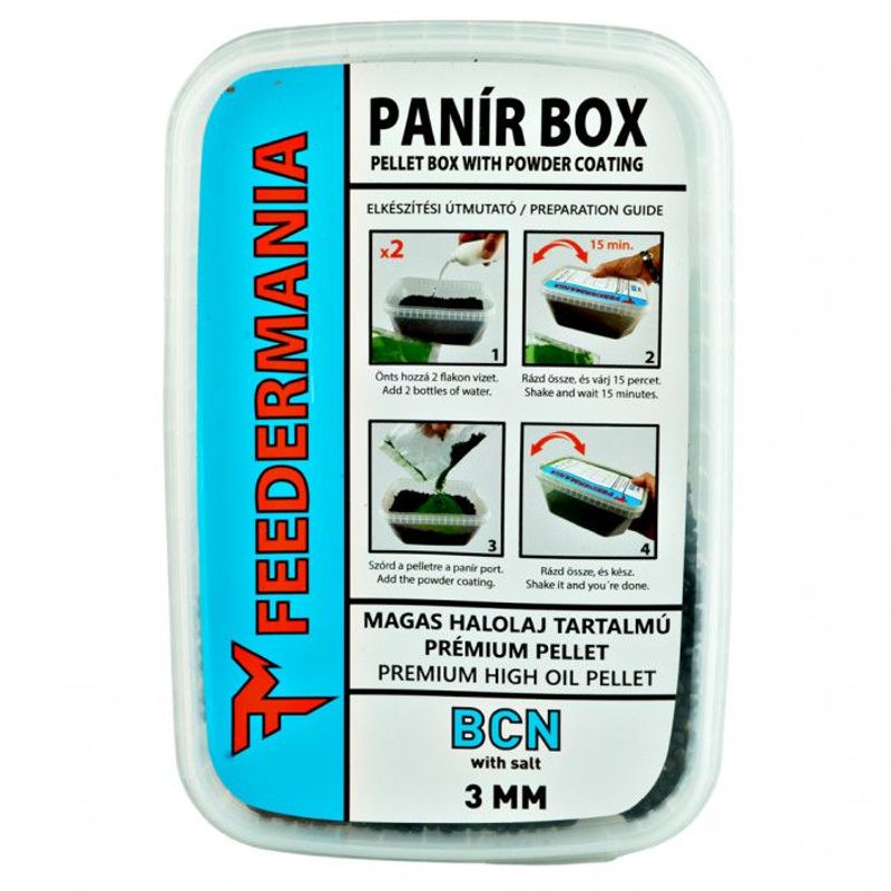 Sport si Outdoor - Sporturi acvatice - Pescuit - Nade si momeli - Pelete FishOn Panir Box Pellet Pack BCN, 3mm, 437g - Infinity.ro