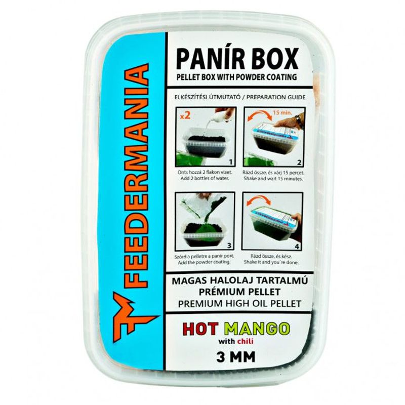 Sport si Outdoor - Sporturi acvatice - Pescuit - Nade si momeli - Pelete FishOn Panir Box Pellet Pack Mango, 3mm, 437g - Infinity.ro