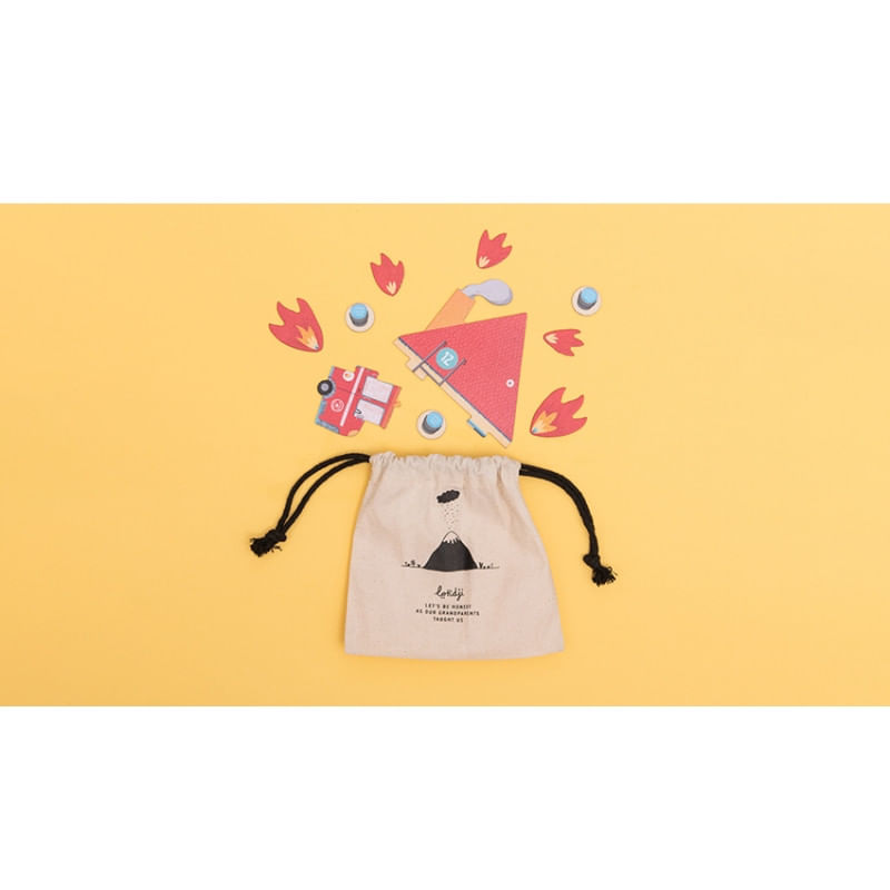 Jucarii, Copii si Bebe - Jucarii si jocuri - Jucarii & jocuri educative - Jocuri si jucarii educative - Pompierii salveaza pisica, joc de cooperare varianta de buzunar, Londji - Infinity.ro