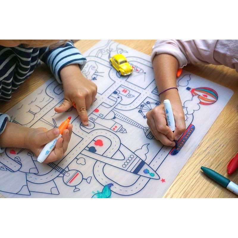 Jucarii, Copii si Bebe - Jucarii si jocuri - Jucarii & jocuri educative - Seturi pictura si desen - Plansa de colorat din silicon - CIRCUIT - Infinity.ro