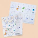 Jucarii, Copii si Bebe - Jucarii si jocuri - Jucarii & jocuri educative - Seturi pictura si desen - Plansa de colorat din silicon - CIFRE - Infinity.ro