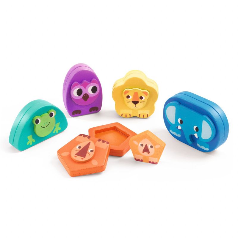 Jucarii, Copii si Bebe - Jucarii si jocuri - Jucarii & jocuri educative - Jocuri si jucarii educative - Jucarie educativa bebe Kimami Wild, Djeco - Infinity.ro