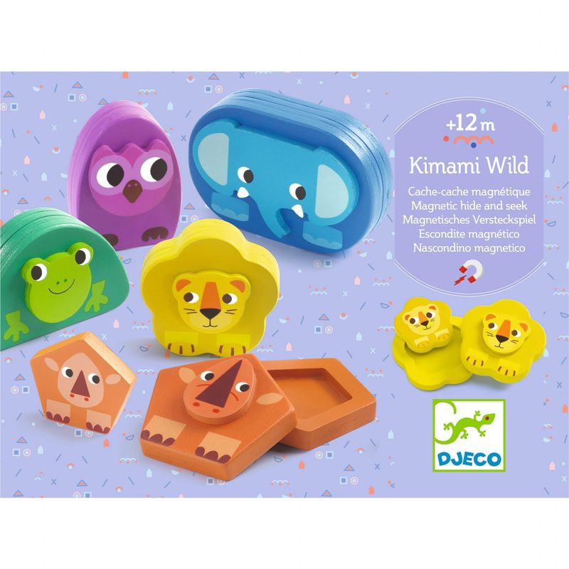 Jucarii, Copii si Bebe - Jucarii si jocuri - Jucarii & jocuri educative - Jocuri si jucarii educative - Jucarie educativa bebe Kimami Wild, Djeco - Infinity.ro