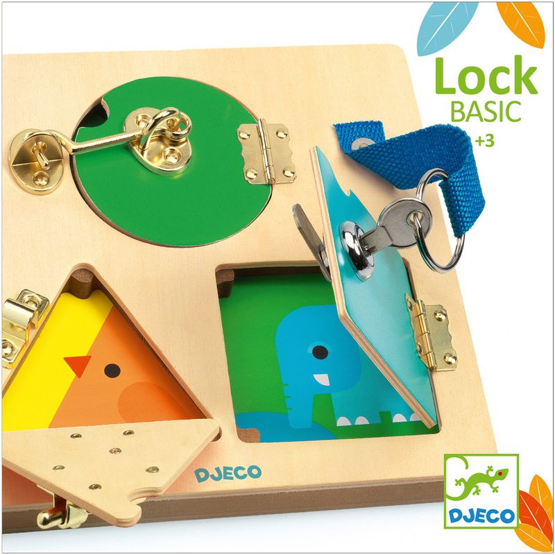 Jucarii, Copii si Bebe - Jucarii si jocuri - Jucarii & jocuri educative - Jucarii interactive - Jucarie educativa Sisteme de inchidere Lock Basic Djeco - Infinity.ro