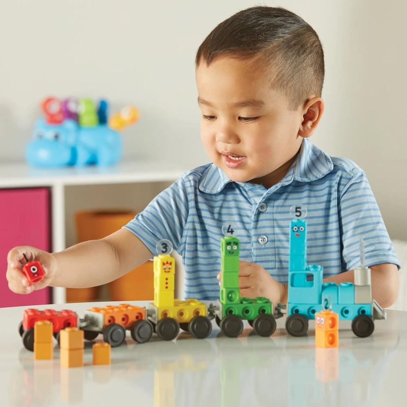 Jucarii, Copii si Bebe - Jucarii si jocuri - Jucarii & jocuri educative - Jocuri si jucarii educative - MathLink®Cubes Numberblocks - Trenulet Express - Infinity.ro