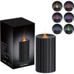 Casa si Gradina - Decoratiuni - Aromaterapie si lumanari - Difuzoare aromaterapie - Difuzor/ Umidificator Auto, TIMFINITY, aromaterapie, rezervor 100 ml, lumina led 7 culori, conexiune USB, Negru - Infinity.ro