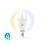 Casa si Gradina - Corpuri si surse de iluminat - Becuri si tuburi neon - Becuri - Bec LED Smart WiFi reglare culoare lumina E14 Nedis - Infinity.ro