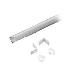 Casa si Gradina - Corpuri si surse de iluminat - Benzi LED - Profil aluminiu pentru banda LED 2m 15.8x15.8 mm alb pe colt V-TAC SKU-3369 - Infinity.ro