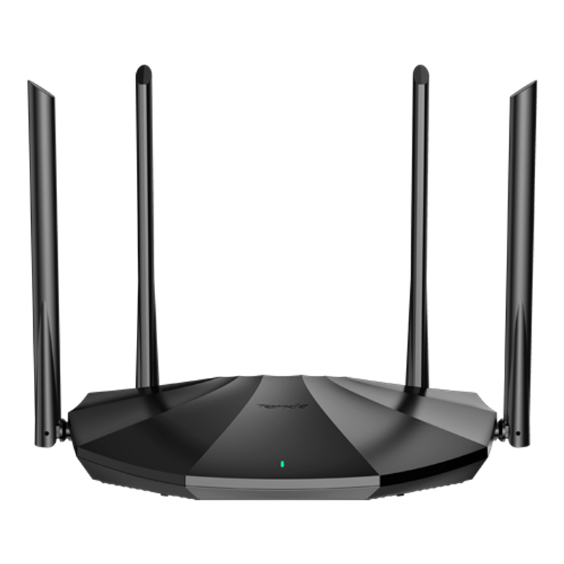 PC, gaming si accesorii - Retelistica - Wireless - Routere Wireless - Router WiFi 6, DualBand 2.4Ghz/5GHz 300+1201Mbps, 4x6dBi, 4 porturi Gigabit - TENDA TND-TX2 - Infinity.ro