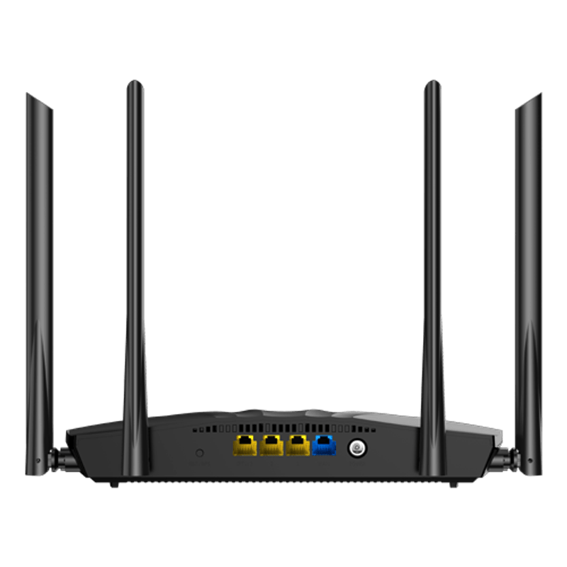 PC, gaming si accesorii - Retelistica - Wireless - Routere Wireless - Router WiFi 6, DualBand 2.4Ghz/5GHz 300+1201Mbps, 4x6dBi, 4 porturi Gigabit - TENDA TND-RX2 - Infinity.ro