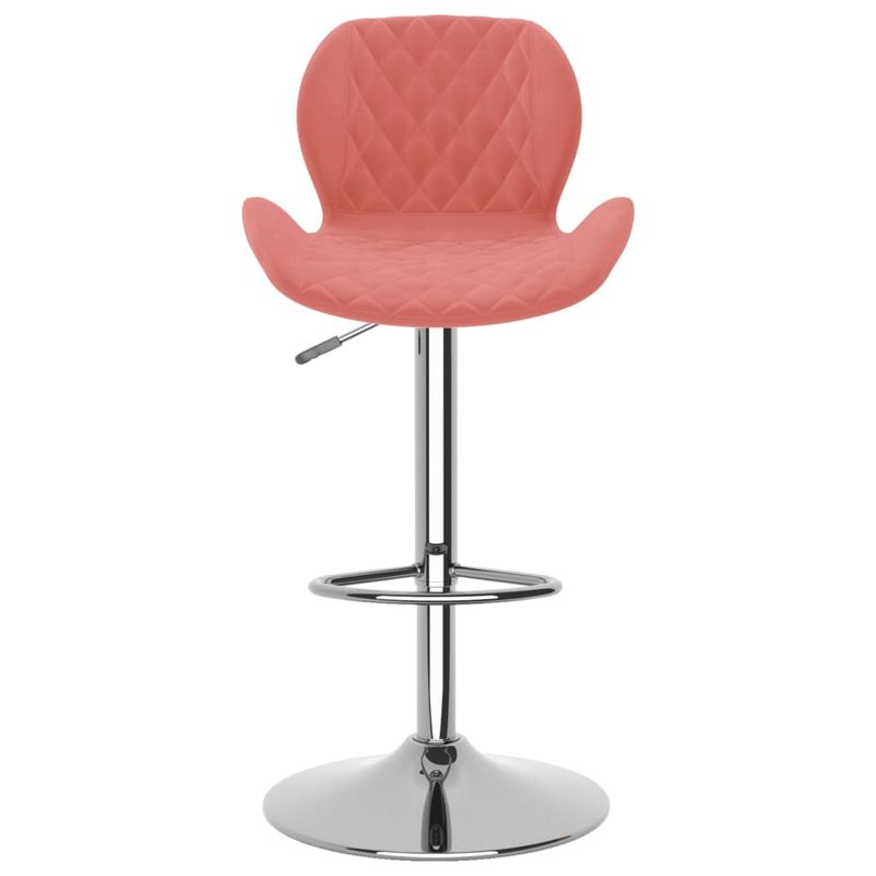 Casa si Gradina - Mobilier - Scaune si fotolii - Scaune - Scaune de bar, 2 buc., roz, catifea - Infinity.ro