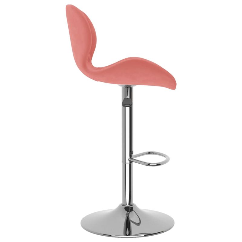 Casa si Gradina - Mobilier - Scaune si fotolii - Scaune - Scaune de bar, 2 buc., roz, catifea - Infinity.ro