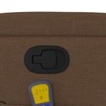 Ingrijire personala si Cosmetice - Sanatate si wellness - Articole wellness - Fotolii de masaj - Fotoliu de masaj rabatabil cu ridicare, maro, textil - Infinity.ro