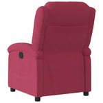 Casa si Gradina - Mobilier - Scaune si fotolii - Fotolii - Fotoliu rabatabil electric, rosu vin, catifea - Infinity.ro