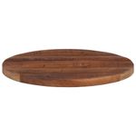 Casa si Gradina - Mobilier - Feronerie si accesorii mobila - Blat de masa rotund, diametru 40x3,8 cm, lemn masiv reciclat (natural) - Infinity.ro