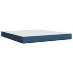 Casa si Gradina - Mobilier - Paturi si accesorii - Paturi - Pat box spring cu saltea, albastru, 180x200 cm, material textil - Infinity.ro