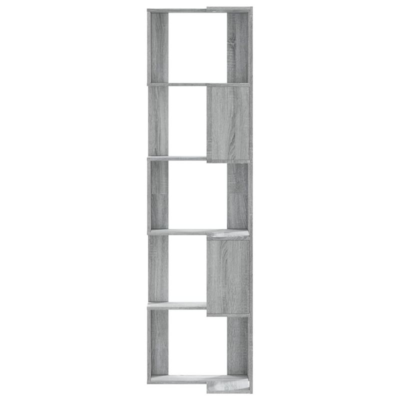 Casa si Gradina - Mobilier - Biblioteci si rafturi - Biblioteci - Biblioteca cu 5 niveluri gri sonoma 50x50x179 cm lemn prelucrat - Infinity.ro