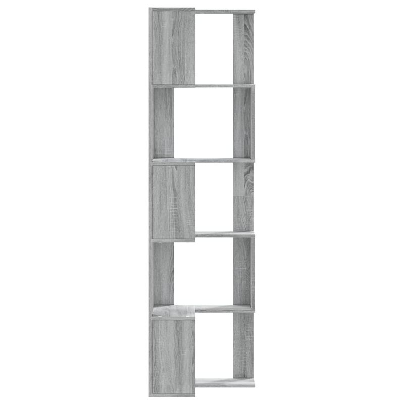 Casa si Gradina - Mobilier - Biblioteci si rafturi - Biblioteci - Biblioteca cu 5 niveluri gri sonoma 50x50x179 cm lemn prelucrat - Infinity.ro