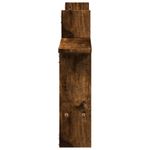 Casa si Gradina - Mobilier - Biblioteci si rafturi - Rafturi - Rafturi perete 2 buc. stejar fumuriu 50x12x50 cm lemn prelucrat - Infinity.ro
