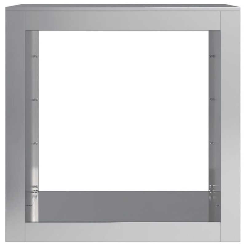 Casa si Gradina - Termice - Sobe, Seminee si accesorii - Accesorii seminee si sobe - Suport pentru lemne de foc, 60x40x60 cm, otel inoxidabil, oțel galvanizat/gri - Infinity.ro